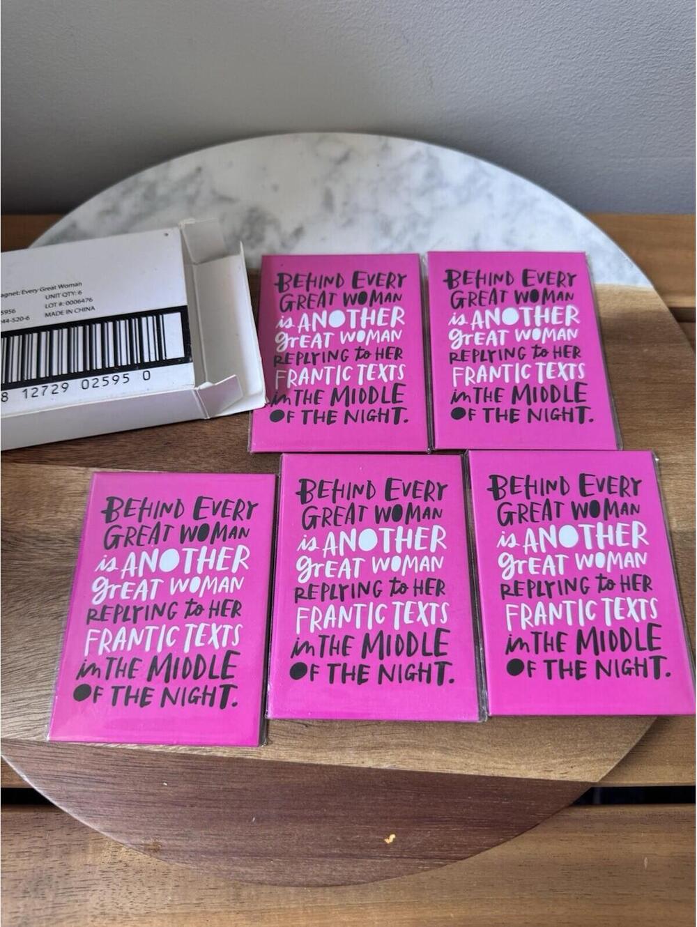 Emily McDowell Studio Magnet Behind Every Great Woman Funny Humor Gift for Her 5